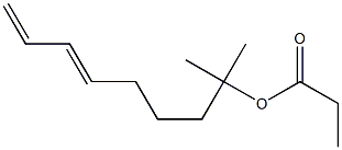 Propionic acid 1,1-dimethyl-5,7-octadienyl ester