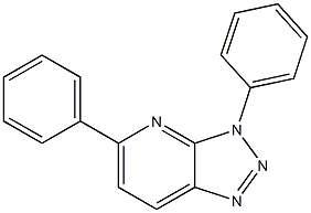 3,5-ジフェニル-3H-1,2,3-トリアゾロ[4,5-b]ピリジン 化学構造式
