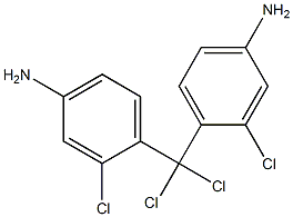 Bis(4-amino-2-chlorophenyl)dichloromethane Structure