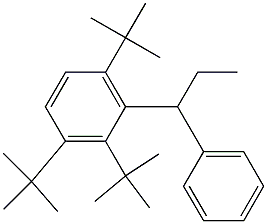 1-(2,3,6-Tri-tert-butylphenyl)-1-phenylpropane,,结构式