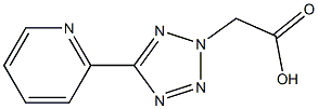 5-(2-Pyridyl)-2H-tetrazole-2-acetic acid Structure