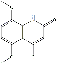 4-Chloro-5,8-dimethoxy-2(1H)-quinolone 结构式