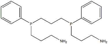 4,8-ジフェニル-4,8-ジホスファウンデカン-1,11-ジアミン 化学構造式