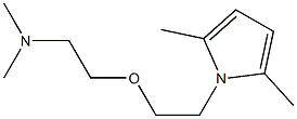 1-[2-(2-Dimethylaminoethoxy)ethyl]-2,5-dimethyl-1H-pyrrole Structure