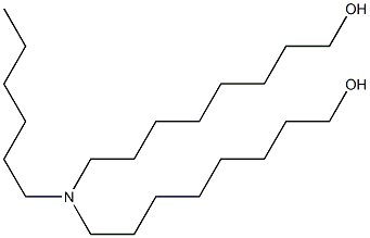 8,8'-(Hexylimino)bis(1-octanol) Structure