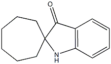 Spiro[2H-indole-2,1'-cycloheptan]-3(1H)-one Structure