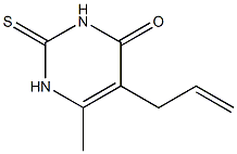 5-Allyl-6-methyl-2-thiouracil Struktur