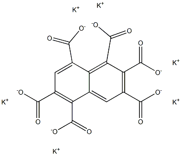 1,2,3,5,6,8-Naphthalenehexacarboxylic acid hexapotassium salt Struktur