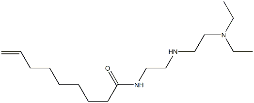 N-[2-[2-(Diethylamino)ethylamino]ethyl]-8-nonenamide 结构式