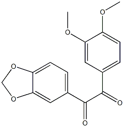 1-(3,4-Dimethoxyphenyl)-2-[3,4-(methylenedioxy)phenyl]ethane-1,2-dione Structure