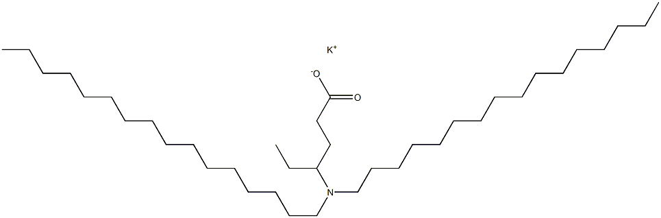4-(Dihexadecylamino)hexanoic acid potassium salt Struktur