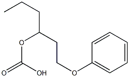 Carbonic acid 2-phenoxyethylbutyl ester Struktur