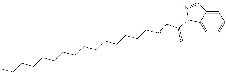 1-(2-Octadecenoyl)-1H-benzotriazole Structure