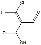 3,3-Dichloro-2-formylacrylic acid Structure