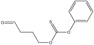 4-[(Phenoxythiocarbonyl)oxy]butanal Struktur