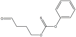 4-[(Phenoxythiocarbonyl)oxy]butanal 结构式