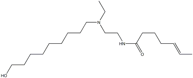  N-[2-[N-Ethyl-N-(9-hydroxynonyl)amino]ethyl]-5-heptenamide