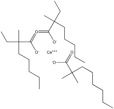 Cerium(III)2,2-dimethyloctanoate=bis(2-ethyl-2-methylheptanoate)