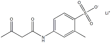 4-(Acetoacetylamino)-2-methylbenzenesulfonic acid lithium salt
