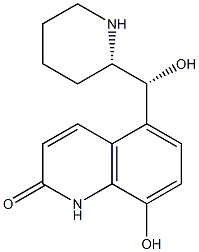 8-Hydroxy-5-[(S)-hydroxy-[(R)-piperidin-2-yl]methyl]quinolin-2(1H)-one