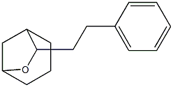 7-(2-フェニルエチル)-6-オキサビシクロ[3.2.1]オクタン 化学構造式