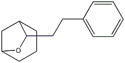 7-(2-Phenylethyl)-6-oxabicyclo[3.2.1]octane Struktur