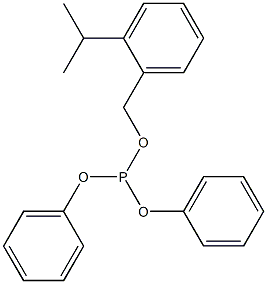 Phosphorous acid (2-isopropylbenzyl)diphenyl ester