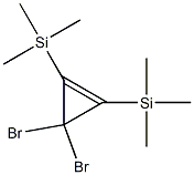 3,3-Dibromo-1,2-bis(trimethylsilyl)cyclopropene Structure