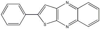 2-Phenylthieno[2,3-b]quinoxaline,,结构式