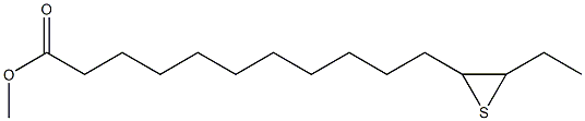 12,13-Epithiopentadecanoic acid methyl ester 结构式