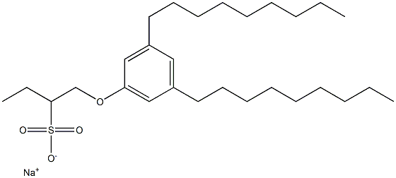 1-(3,5-Dinonylphenoxy)butane-2-sulfonic acid sodium salt