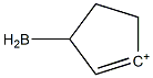 3-Boryl-cyclopentene-1-cation Structure