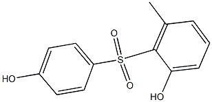2',4-Dihydroxy-6'-methyl[sulfonylbisbenzene],,结构式