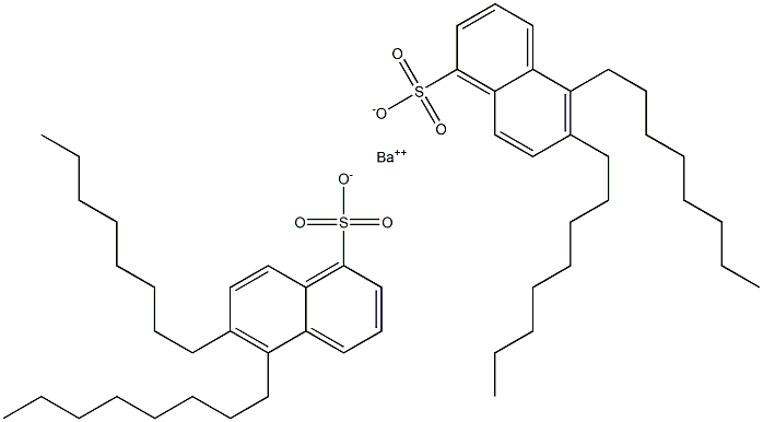 Bis(5,6-dioctyl-1-naphthalenesulfonic acid)barium salt