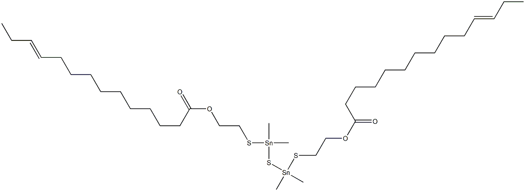 Bis[dimethyl[[2-(10-tridecenylcarbonyloxy)ethyl]thio]stannyl] sulfide|