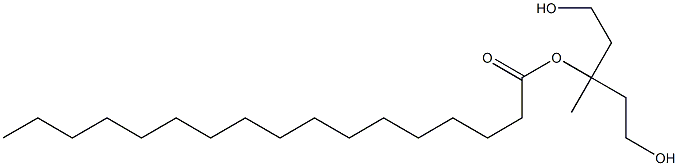 Heptadecanoic acid 3-hydroxy-1-(2-hydroxyethyl)-1-methylpropyl ester 结构式