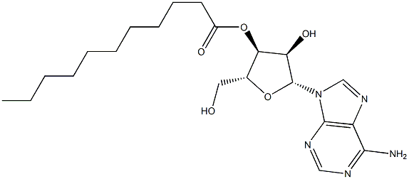 3'-O-Undecanoyladenosine,,结构式