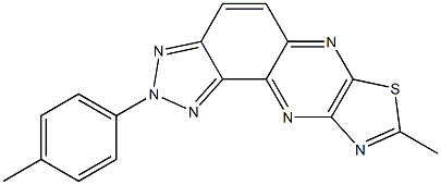  8-Methyl-2-(4-methylphenyl)-2H-thiazolo[5,4-b]-1,2,3-triazolo[4,5-f]quinoxaline