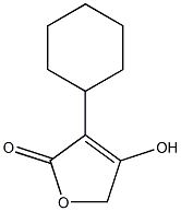 3-シクロヘキシル-4-ヒドロキシ-2(5H)-フラノン 化学構造式