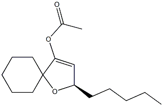  Acetic acid (R)-5-pentylspiro[furan-2(5H),1'-cyclohexan]-3-yl ester