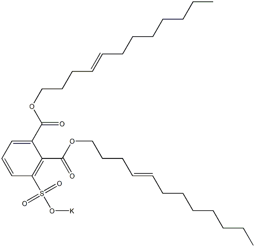 3-(Potassiosulfo)phthalic acid di(4-dodecenyl) ester