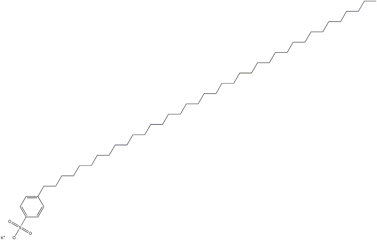 4-(Octatriacontan-1-yl)benzenesulfonic acid potassium salt