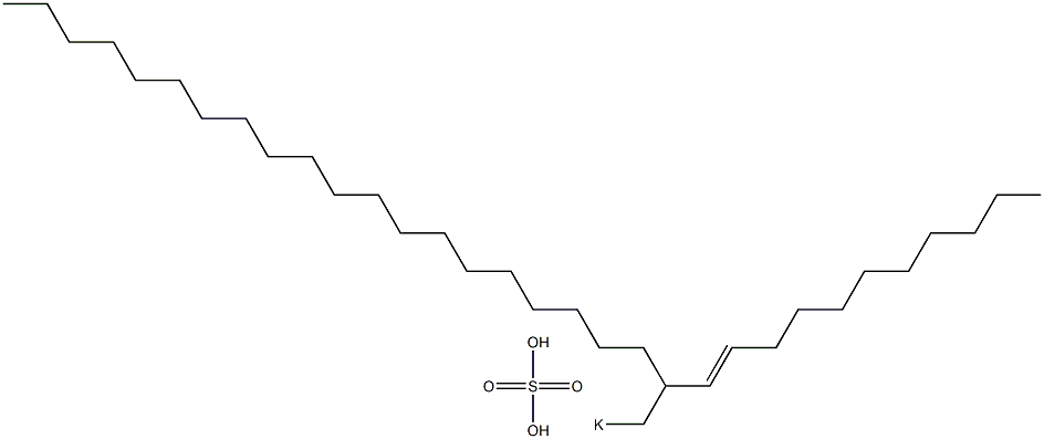 Sulfuric acid 2-(1-undecenyl)docosyl=potassium ester salt|