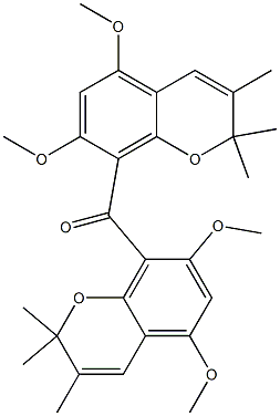 Methyl(2,2-dimethyl-5,7-dimethoxy-2H-1-benzopyran-8-yl) ketone