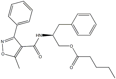 N-[(S)-1-Benzyl-2-(pentanoyloxy)ethyl]-3-phenyl-5-methylisoxazole-4-carboxamide|