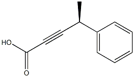 [S,(+)]-4-Phenyl-2-pentynoic acid 结构式