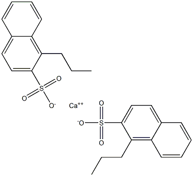 Bis(1-propyl-2-naphthalenesulfonic acid)calcium salt Struktur