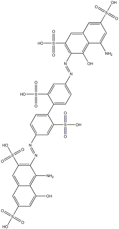 4-Amino-3-[4'-(8-amino-1-hydroxy-3,6-disulfo-2-naphthalenylazo)-2,2'-disulfo[1,1'-biphenyl]-4-ylazo]-5-hydroxy-2,7-naphthalenedisulfonic acid