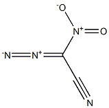 Diazo(nitro)acetonitrile Structure