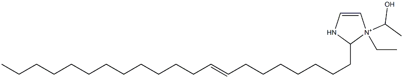 1-エチル-2-(8-ヘニコセニル)-1-(1-ヒドロキシエチル)-4-イミダゾリン-1-イウム 化学構造式